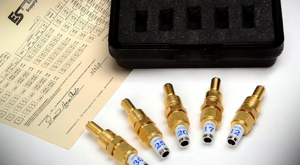 CO-QC8-B-SET Brass Critical Orifice Set / Console Calibration ...